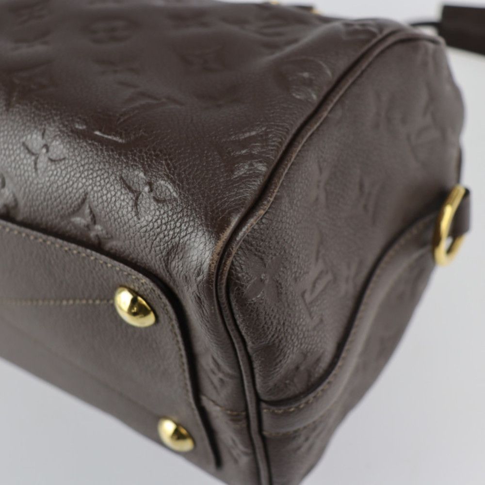 Speedy Bandouliere 25 2 Way Monogram Implant Tail Brown Gold Hardware - Picture 5 of 10